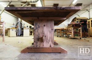 trestle table, Ontario, reclaimed wood table, rustic