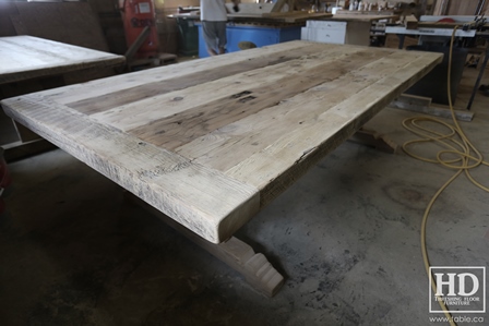 trestle table, Ontario, reclaimed wood table, rustic, Mennonite furniture