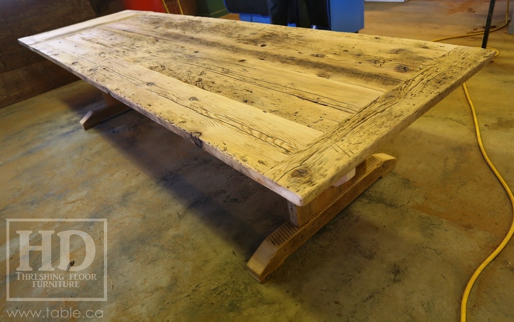 Reclaimed Wood Trestle Table (58) Blog