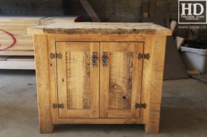 reclaimed wood buffet Ontario, reclaimed wood table Ontario, Gerald Reinink, rustic