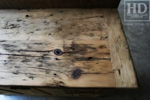 reclaimed wood buffet Ontario, reclaimed wood table Ontario, Gerald Reinink, rustic