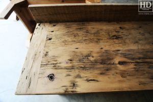 reclaimed wood buffet Ontario, reclaimed wood table Ontario, Gerald Reinink, rustic