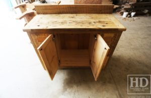 reclaimed wood buffet Ontario, reclaimed wood table Ontario, Gerald Reinink, rustic
