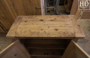 reclaimed wood buffet Ontario, reclaimed wood table Ontario, Gerald Reinink, rustic