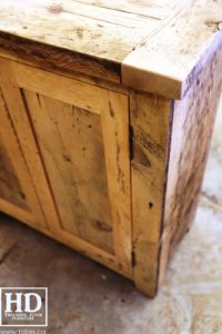 reclaimed wood buffet Ontario, reclaimed wood table Ontario, Gerald Reinink, rustic