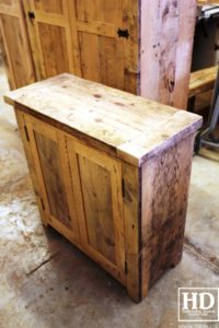 reclaimed wood buffet Ontario, reclaimed wood table Ontario, Gerald Reinink, rustic