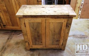 reclaimed wood buffet Ontario, reclaimed wood table Ontario, Gerald Reinink, rustic