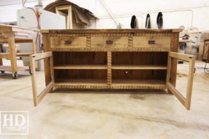 reclaimed wood buffet Ontario, reclaimed wood table Ontario, Gerald Reinink, rustic