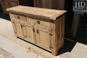 reclaimed wood buffet Ontario, reclaimed wood table Ontario, Gerald Reinink, rustic