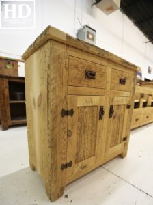 reclaimed wood buffet Ontario, reclaimed wood table Ontario, Gerald Reinink, rustic