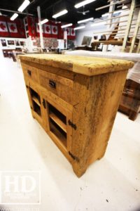 reclaimed wood buffet Ontario, reclaimed wood table Ontario, Gerald Reinink, rustic