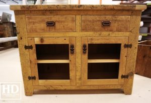 reclaimed wood buffet Ontario, reclaimed wood table Ontario, Gerald Reinink, rustic