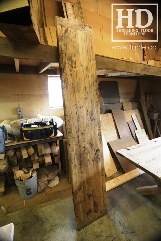 reclaimed wood top, rustic wood furniture, reclaimed wood furniture Ontario, Mennonite furniture, solid wood furniture, custom distressed wood furniture, HD Threshing, Gerald Reinink, hemlock, pine, recycled wood furniture