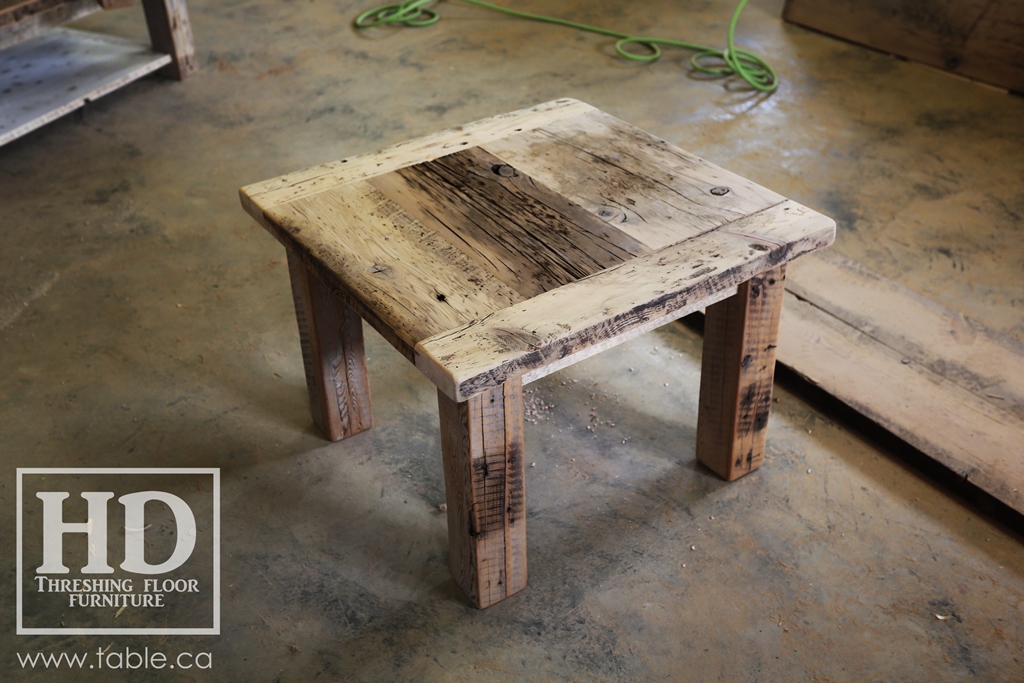 rustic wood furniture Ontario, mennonite furniture, distressed wood furniture, custom furniture, Ontario, HD Threshing, Gerald Reinink, rustic, Ontario barns, recycled wood furniture