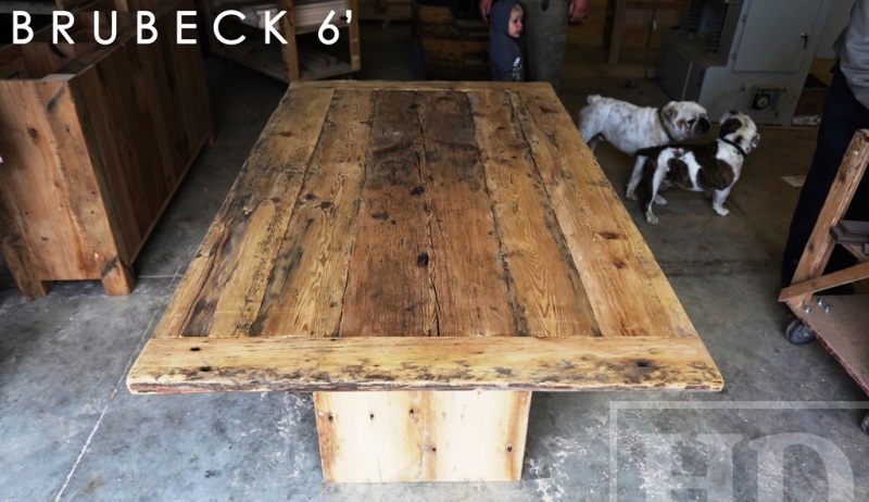 reclaimed wood table Guelph Ontario, HD Threshing Floor Furniture, Gerald Reinink, epoxy finish