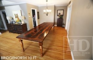 reclaimed wood harvest table, harvest table Niagara Ontario, rustic table, Mennonite Furniture, HD Threshing, reclaimed wood tables Ontario