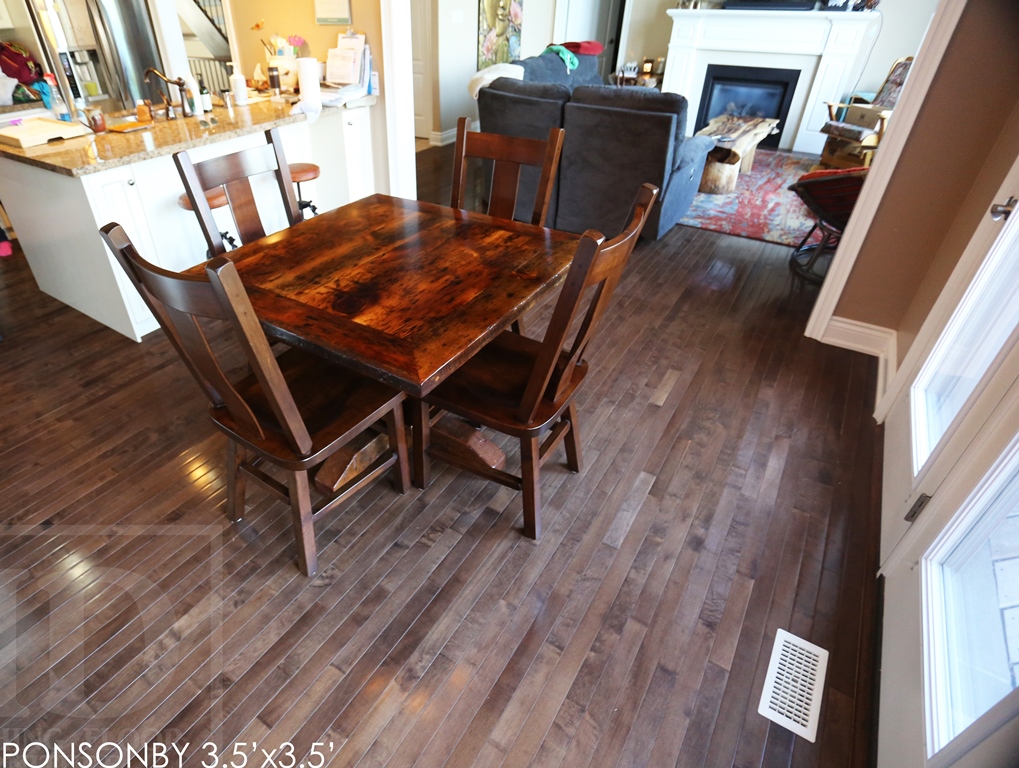 Reclaimed Wood Pedestal Table for Courtice, Ontario Home Blog