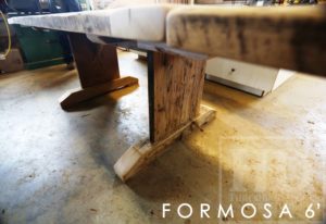 reclaimed wood table Hamilton Ontario, epoxy, rustic furniture, cottage furniture, mennonite furniture, trestle table. reclaimed wood trestle table, recycled wood furniture