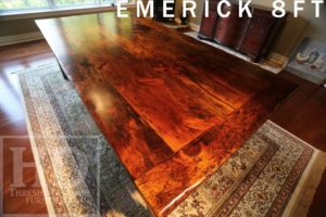 reclaimed wood harvest table, rustic furniture Canada, harvest tables Ontario, Mennonite Furniture Cambridge, Ontario, Pine furniture, Pine table, recycled wood furniture