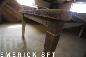 reclaimed wood harvest table, rustic furniture Canada, harvest tables Ontario, Mennonite Furniture Cambridge, Ontario, Pine furniture, Pine table, recycled wood furniture