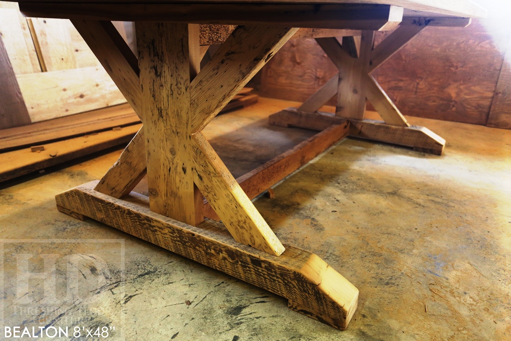 reclaimed wood table Brantford, Brantford Ontario, recycled wood furniture, Mennonite Furniture Brantford, epoxy finish