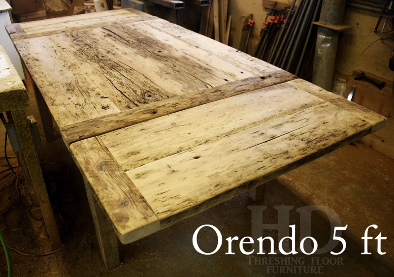 reclaimed wood table Vanessa Ontario, harvest table, harvest tables Ontario, farmhouse harvest table, Mennonite Furniture, wormy maple chairs, epoxy, hemlock threshing floor table, threshing floor table, solid wood table 