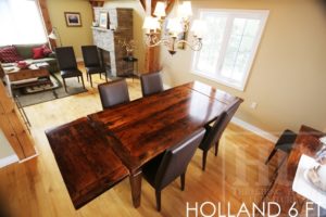 reclaimed wood table Palgrave, harvest tables ontario, rustic furniture ontario, cottage furniture ontario, epoxy, Mennonite Furniture, parsons chairs