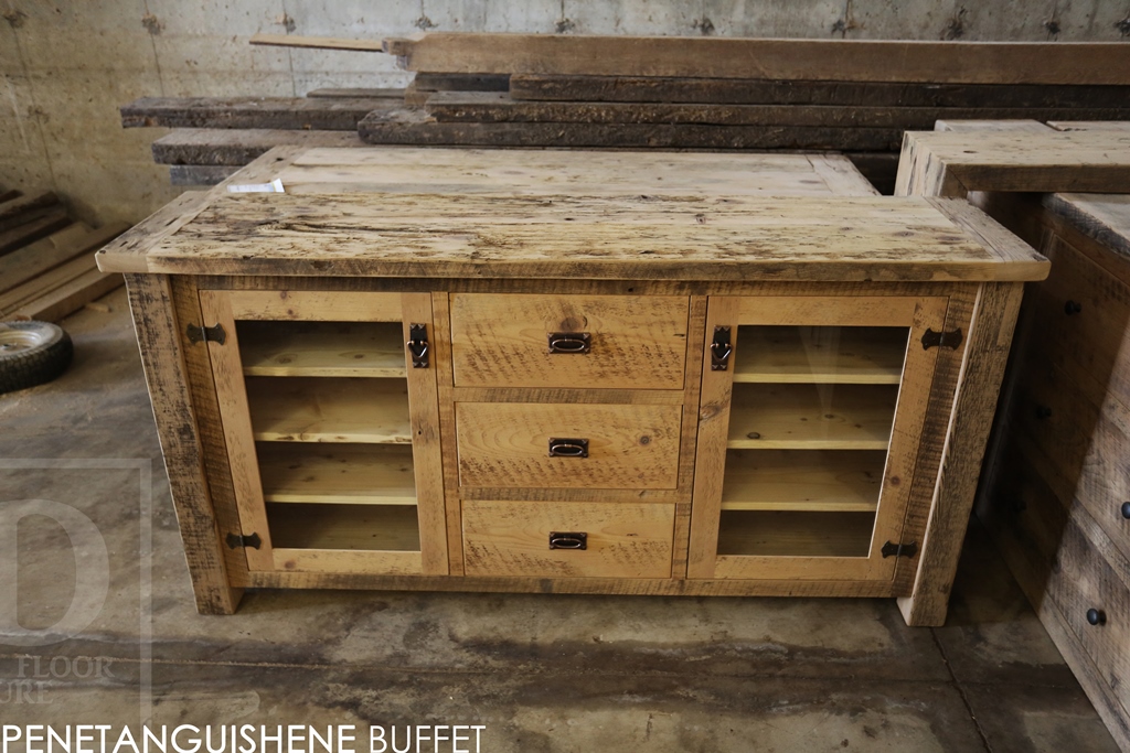 rustic buffet, reclaimed wood sideboard, reclaimed wood cabinet, reclaimed wood barn, HD threshing, Lee Valley Hardware, Mennonite Furniture, reclaimed wood furniture Midland Ontario, epoxy