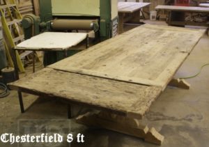 reclaimed wood furniture Ontario, rustic furniture Canada, rustic design, Ontario, Gerald Reinink, recycled wood furniture, solid wood furniture, Toronto, trestle table, solid wood furniture, Mennonite Furniture, heavy duty