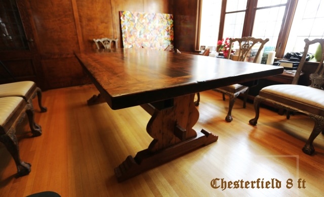 reclaimed wood furniture Ontario, rustic furniture Canada, rustic design, Ontario, Gerald Reinink, recycled wood furniture, solid wood furniture, Toronto, trestle table, solid wood furniture, Mennonite Furniture, heavy duty