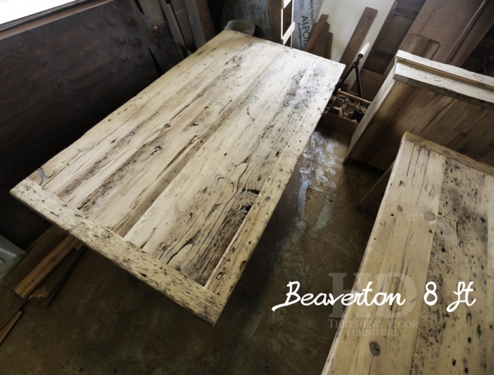 reclaimed wood tables Ontario, Oakville, HD Threshing Floor Furniture, Gerald Reinink, threshing floor table, solid wood furniture, Mennonite Furniture, lazy susan, epoxy finish, custom furniture canada, rustic furniture ontario