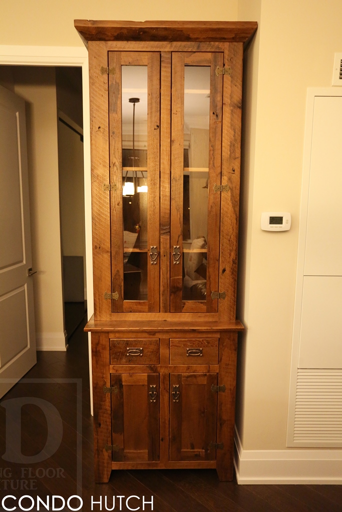 Custom Built Reclaimed Wood Hutch For Toronto Space Blog