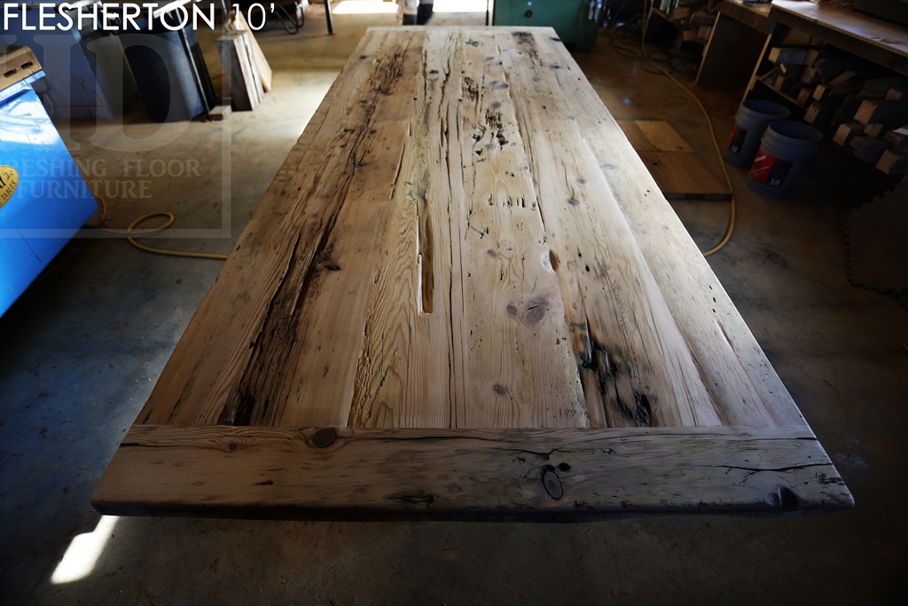reclaimed wood table Flesherton Ontario, rustic furniture ontario, epoxy, mennonite furniture, solid wood furniture, HD Threshing, handmade, hemlock barnwood