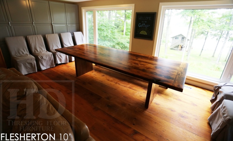 reclaimed wood table Flesherton Ontario, rustic furniture ontario, epoxy, mennonite furniture, solid wood furniture, HD Threshing, handmade, hemlock barnwood