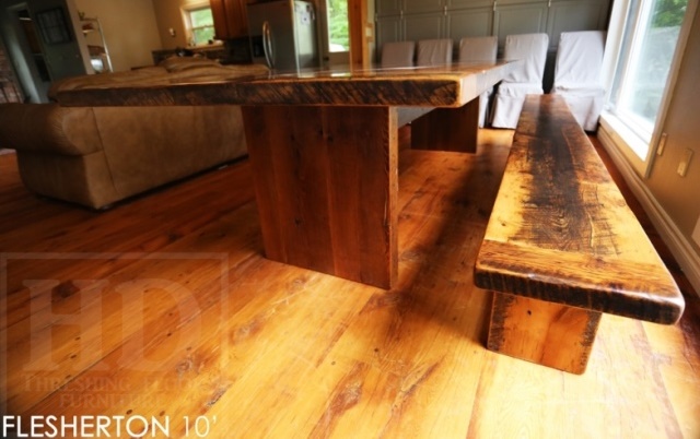reclaimed wood table Flesherton Ontario, rustic furniture ontario, epoxy, mennonite furniture, solid wood furniture, HD Threshing, handmade, hemlock barnwood 