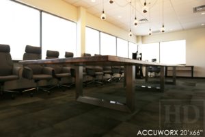 reclaimed wood tables Mississauga, boardroom table Mississauga, epoxy finish, recycled wood furniture, solid wood furniture, Mennonite Furniture Mississauga, conference room table Ontario, large boardroom tables Ontario, distressed, rustic, rustic wood table