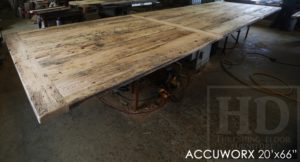 reclaimed wood tables Mississauga, boardroom table Mississauga, epoxy finish, recycled wood furniture, solid wood furniture, Mennonite Furniture Mississauga, conference room table Ontario, large boardroom tables Ontario, distressed, rustic, rustic wood table
