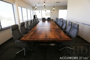 reclaimed wood tables Mississauga, boardroom table Mississauga, epoxy finish, recycled wood furniture, solid wood furniture, Mennonite Furniture Mississauga, conference room table Ontario, large boardroom tables Ontario, distressed, rustic, rustic wood table