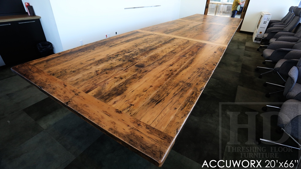 reclaimed wood tables Mississauga, boardroom table Mississauga, epoxy finish, recycled wood furniture, solid wood furniture, Mennonite Furniture Mississauga, conference room table Ontario, large boardroom tables Ontario, distressed, rustic, rustic wood table