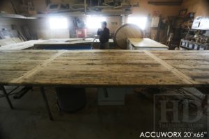 reclaimed wood tables Mississauga, boardroom table Mississauga, epoxy finish, recycled wood furniture, solid wood furniture, Mennonite Furniture Mississauga, conference room table Ontario, large boardroom tables Ontario, distressed, rustic, rustic wood table