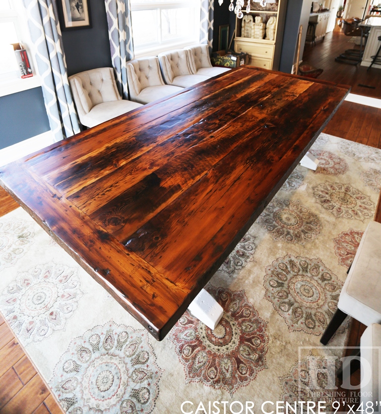 reclaimed wood table Caistor Centre, Ontario, barnwood table, sawbuck table, epoxy finish, custom furniture Ontario,, solid wood furniture, Mennonite Furniture Ontario, rustic table, cottage furniture Ontario