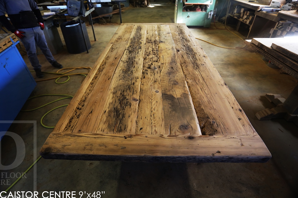 reclaimed wood table Caistor Centre, Ontario, barnwood table, sawbuck table, epoxy finish, custom furniture Ontario,, solid wood furniture, Mennonite Furniture Ontario, rustic table, cottage furniture Ontario