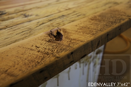 reclaimed wood tables Ontario, mennonite furniture, solid wood furniture, cottage furniture, reclaimed wood table, Waterloo, Industrial style table, hd threshing, recycled wood furniture, epoxy