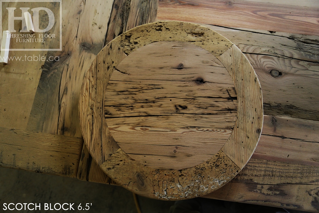 reclaimed wood trestle table, solid wood table, reclaimed wood table Milton Ontario, threshing floor table, epoxy, reclaimed wood bench, lazy susan, mennonite furniture, farmhouse table, recycled wood furniture