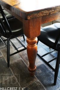 reclaimed wood table Simcoe, harvest table Simcoe, epoxy, recycled wood furniture, threshing floor table, mennonite furniture, cottage table, solid wood table