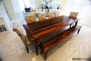 harvest table London Ontario, tables London, reclaimed wood tables Ontario, cottage furniture Ontario, reclaimed wood bench, custom tables Ontario