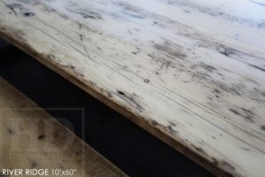 boardroom table, reclaimed wood furniture, Kitchener, Ontario Mennonite Furniture, Gerald Reinink, epoxy finish, custom tables Ontario