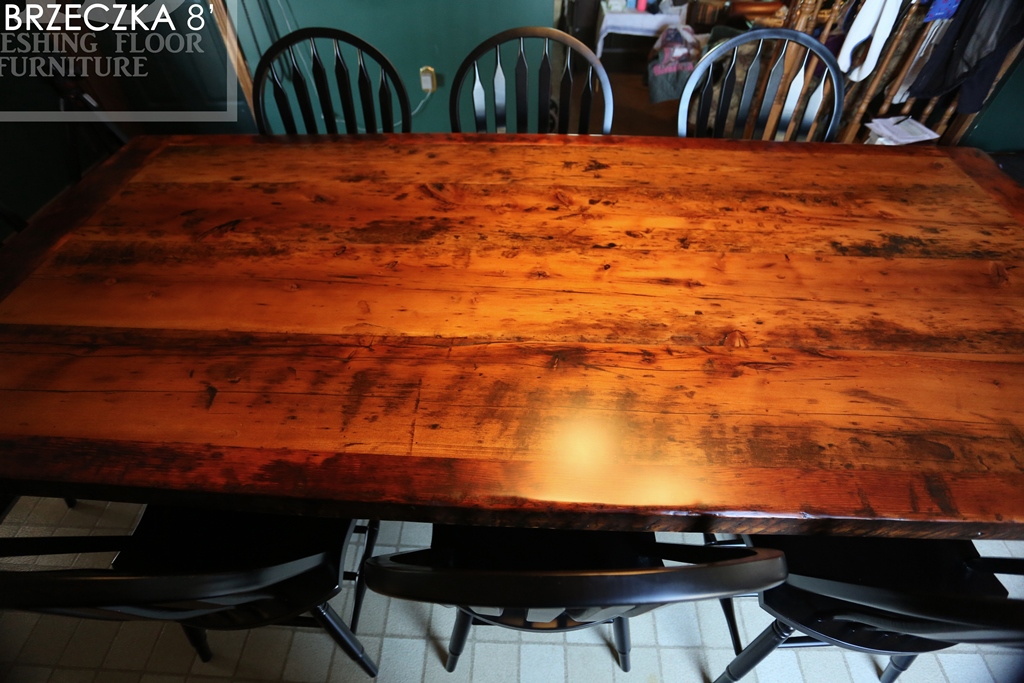 winery table, wine table, reclaimed wood tables Ontario, tables Niagara-on-the-Lake, epoxy, Gerald Reinink, waterproof table