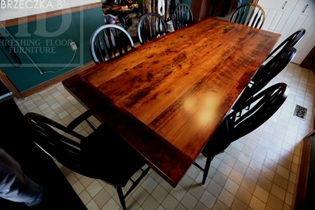 winery table, wine table, reclaimed wood tables Ontario, tables Niagara-on-the-Lake, epoxy, Gerald Reinink, waterproof table
