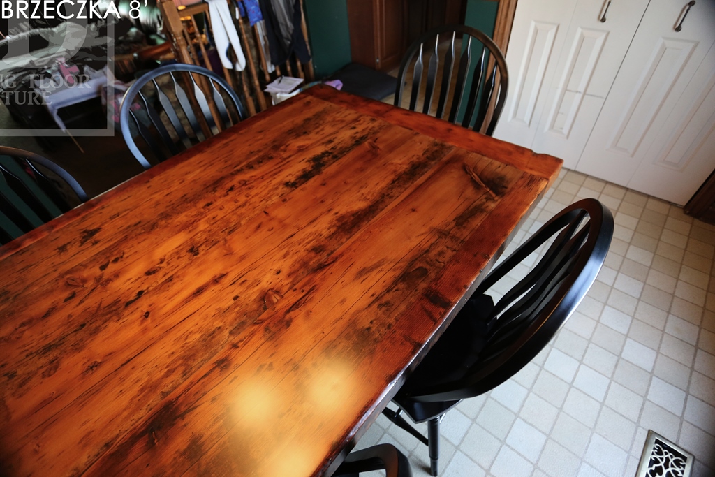 winery table, wine table, reclaimed wood tables Ontario, tables Niagara-on-the-Lake, epoxy, Gerald Reinink, waterproof table